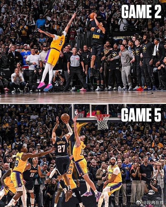 NBA，湖人加时绝杀掘金终结对手十二连胜